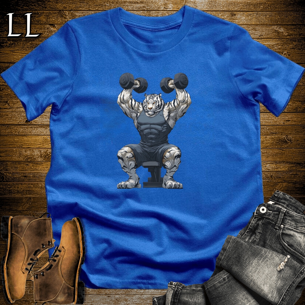 Gym Beast Shoulder Press Siberian Tiger - Royal - LegacyLayers
