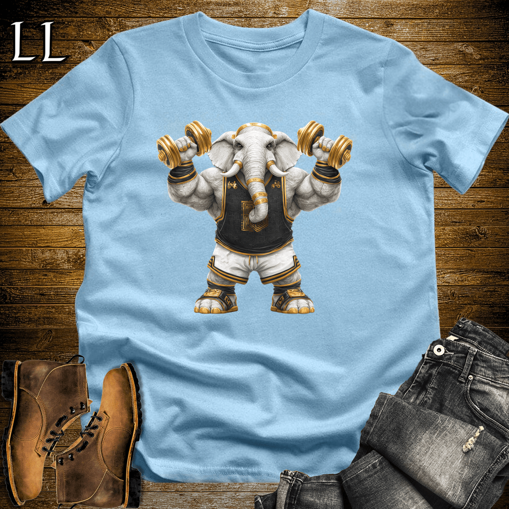 Shoulder Press White Elephant Light Blue | Gym Beast