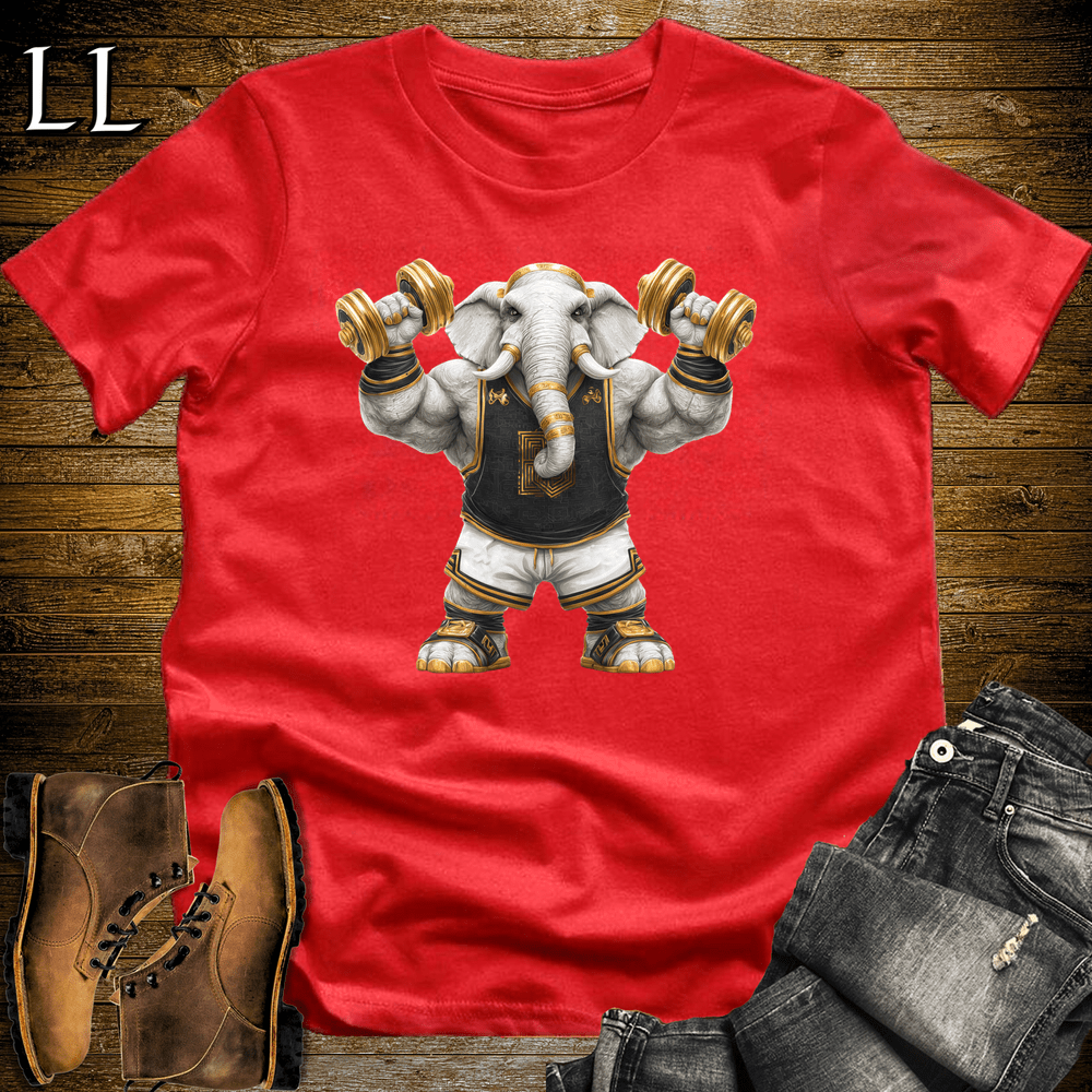 Gym Beast Shoulder Press White Elephant - Red - LegacyLayers