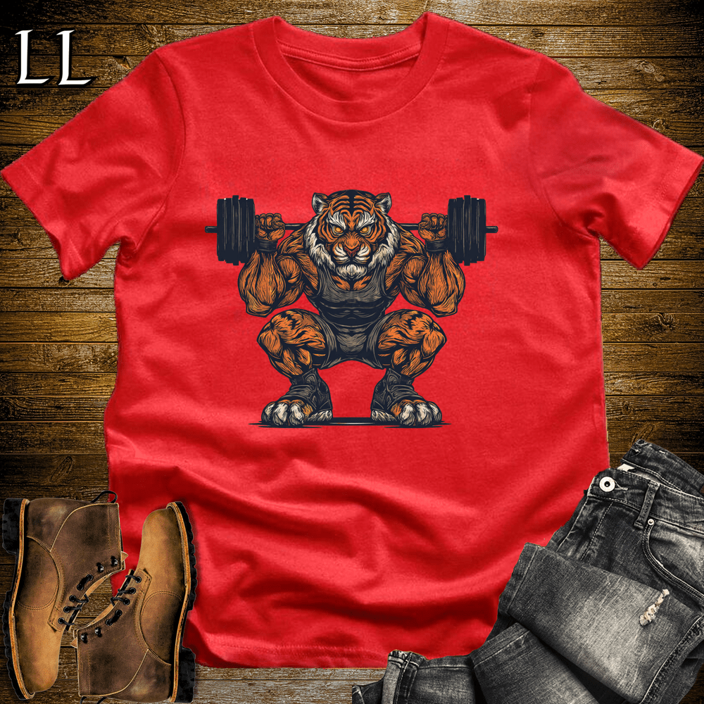 Gym Beast Squat Bengal Tiger - Red - LegacyLayers