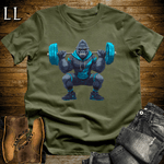 Squat Blue Gorilla Military Green | Gym Beast Gift Tee
