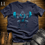 Squat Blue Gorilla Navy | Gym Beast Gift Tee