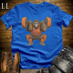 Squat Brown Gorilla Royal | Gym Beast Gift Tee