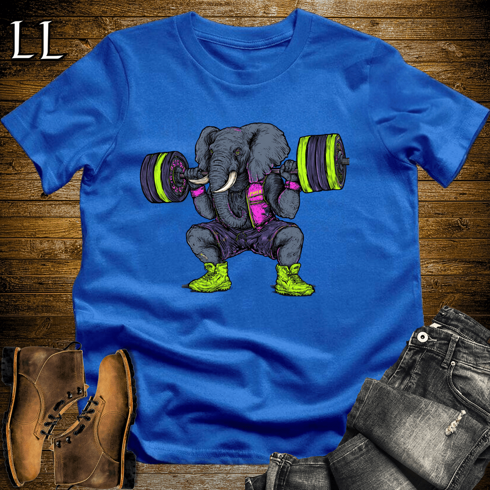 Gym Beast Squat Neon Elephant - Royal - LegacyLayers