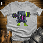 Gym Beast Squat Neon Elephant Sport Grey | Squat Neon Elephant