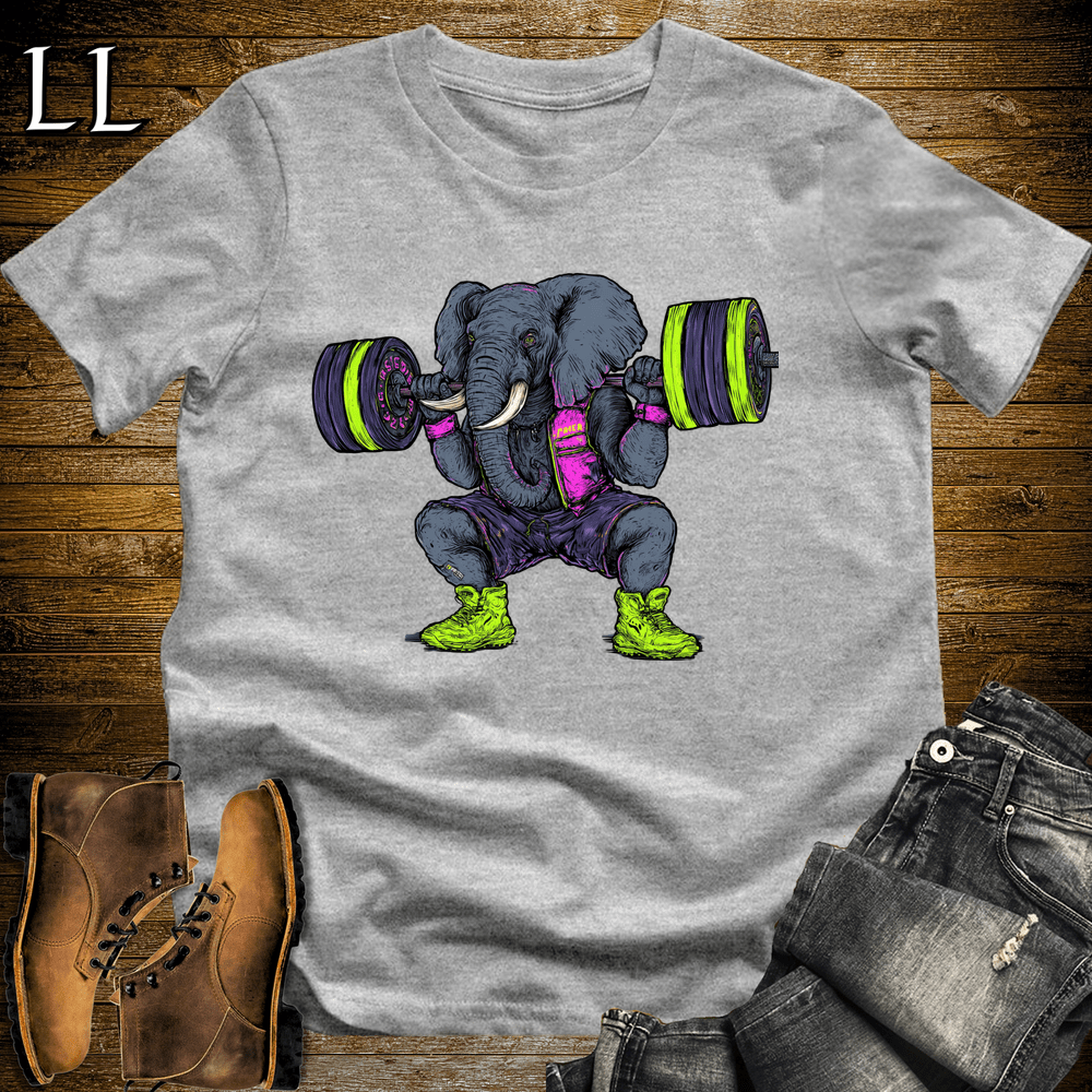 Gym Beast Squat Neon Elephant - Sport Grey - LegacyLayers