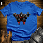 Squat Red Gorilla Royal | Gym Beast Gift Tee
