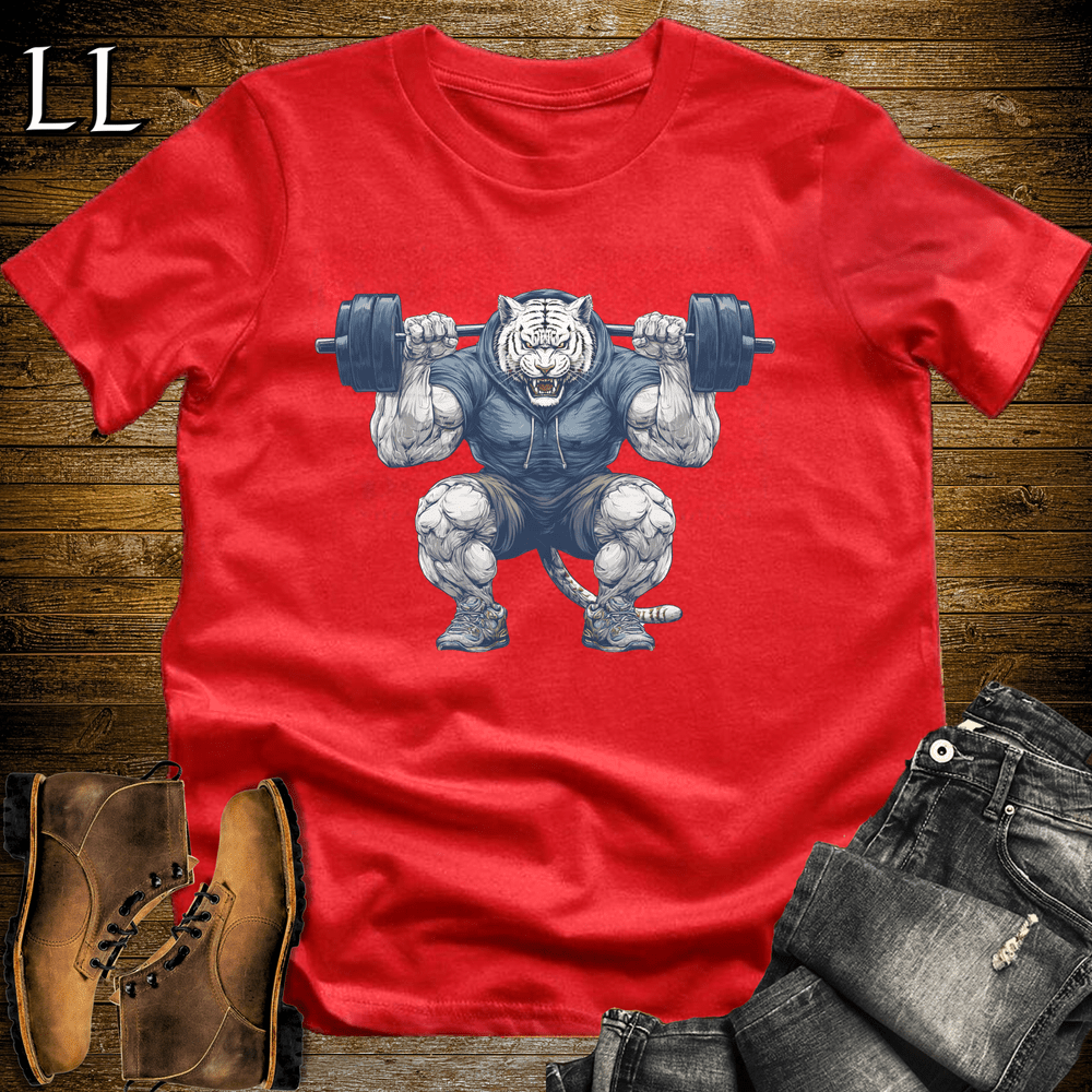Squat Siberian Tiger Red | Gym Beast Gift Tee