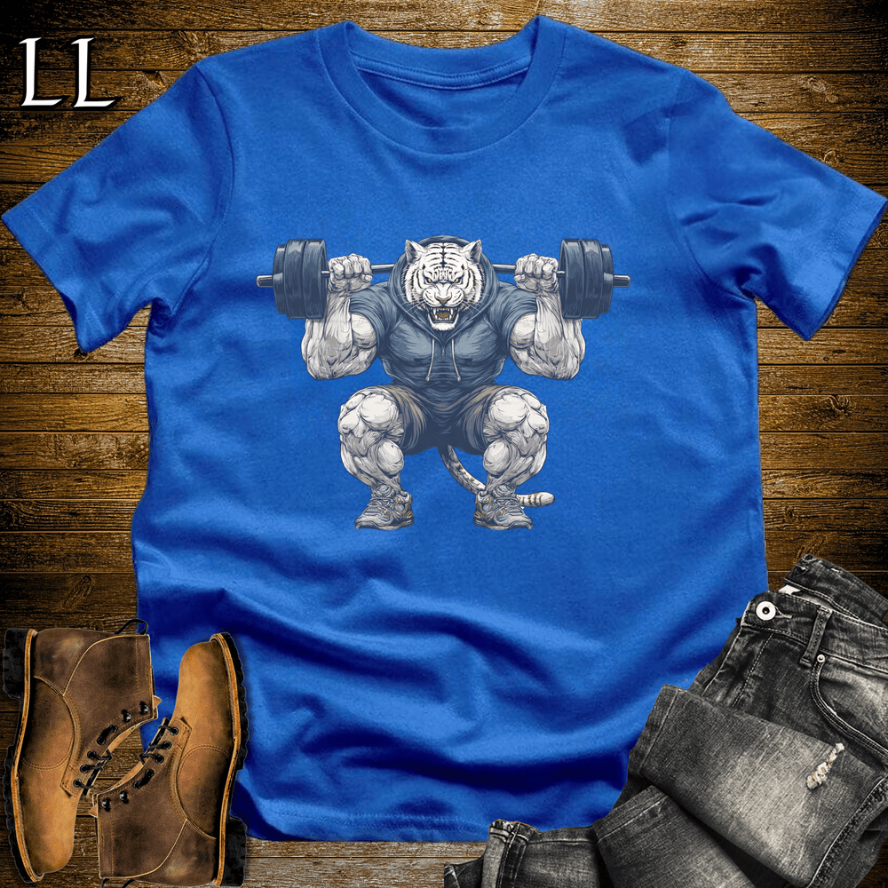 Squat Siberian Tiger Royal | Gym Beast Gift Tee