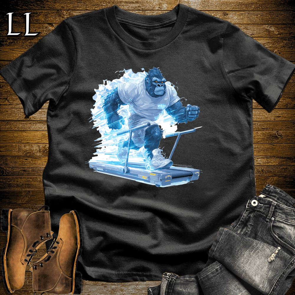 Gym Beast Treadmill Blue Gorilla Black | Cardio Tee
