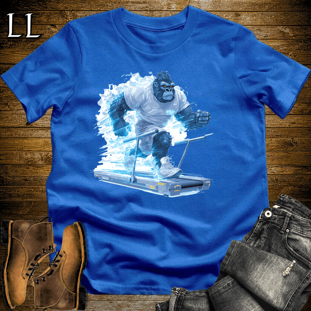 Gym Beast Treadmill Blue Gorilla Royal | Cardio Tee