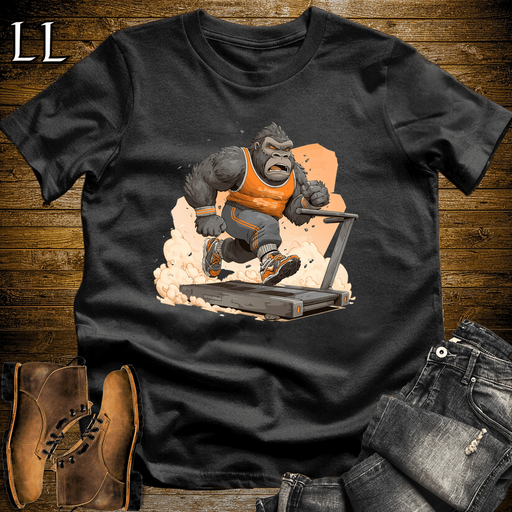 Gym Beast Treadmill Orange Gorilla Black | Cardio Tee