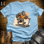 Gym Beast Treadmill Orange Gorilla Light Blue | Cardio Tee