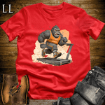 Gym Beast Treadmill Orange Gorilla Red | Cardio Tee