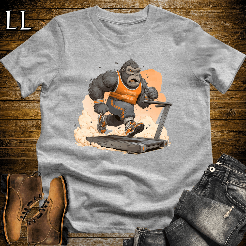 Gym Beast Treadmill Orange Gorilla Sport Grey | Cardio Tee