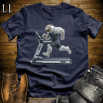 Gym Beast Siberian Tiger Treadmill Navy | Cardio Tee