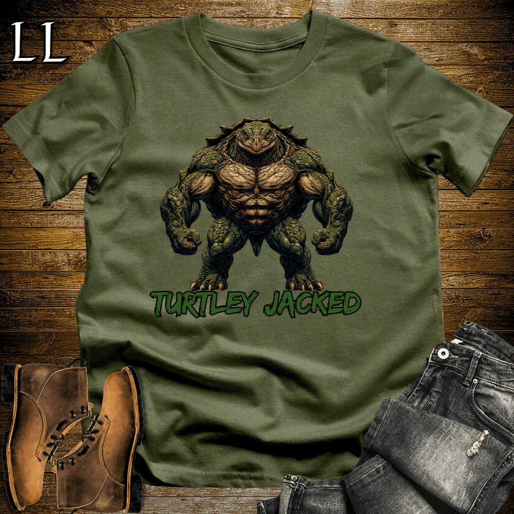 Gym Beast Turtley Jacked Military Green | Turtley Jacked