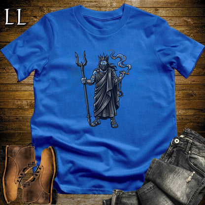 Hades Underworld King Cigar T-Shirt Royal | Halloween Cigar Shirt