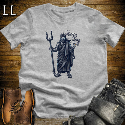 Hades Underworld King Cigar T-Shirt Sport Grey | Halloween Cigar Shirt