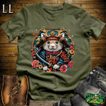 Hamster Samurai Navy | Tiny Warrior Tee