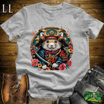 Hamster Samurai Sport Grey | Tiny Warrior Tee