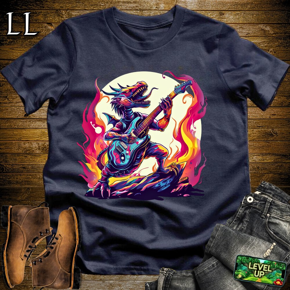 Hard Rock Dragon Softstyle Tee - Navy - LegacyLayers