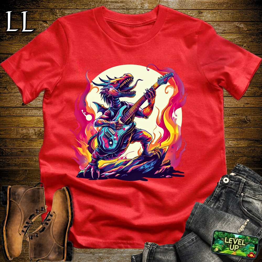 Hard Rock Dragon Softstyle Tee - Red - LegacyLayers