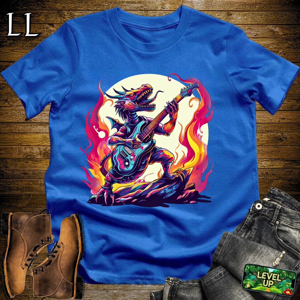 Hard Rock Dragon Softstyle Tee - Royal - LegacyLayers