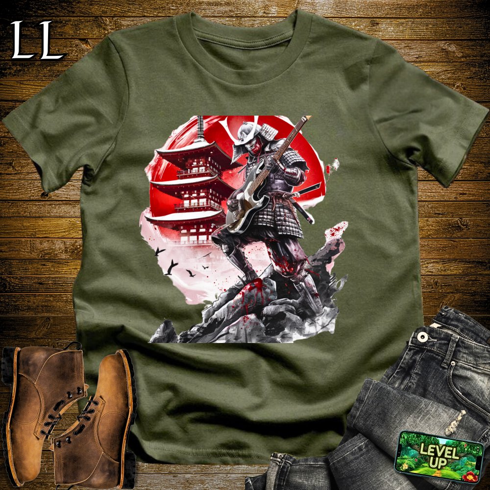 Hard Rock Samurai Navy | Music Warrior Tee