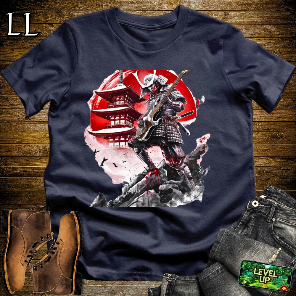 Hard Rock Samurai Red | Music Warrior Tee