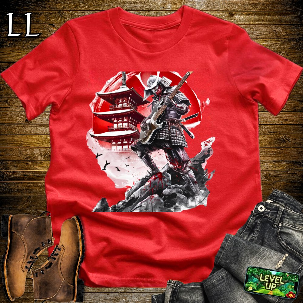 Hard Rock Samurai Royal Blue | Music Warrior Tee
