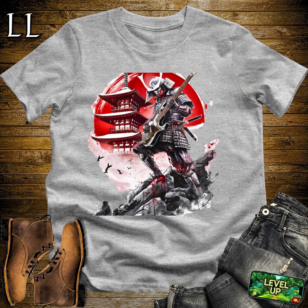 Hard Rock Samurai Sport Grey | Music Warrior Tee