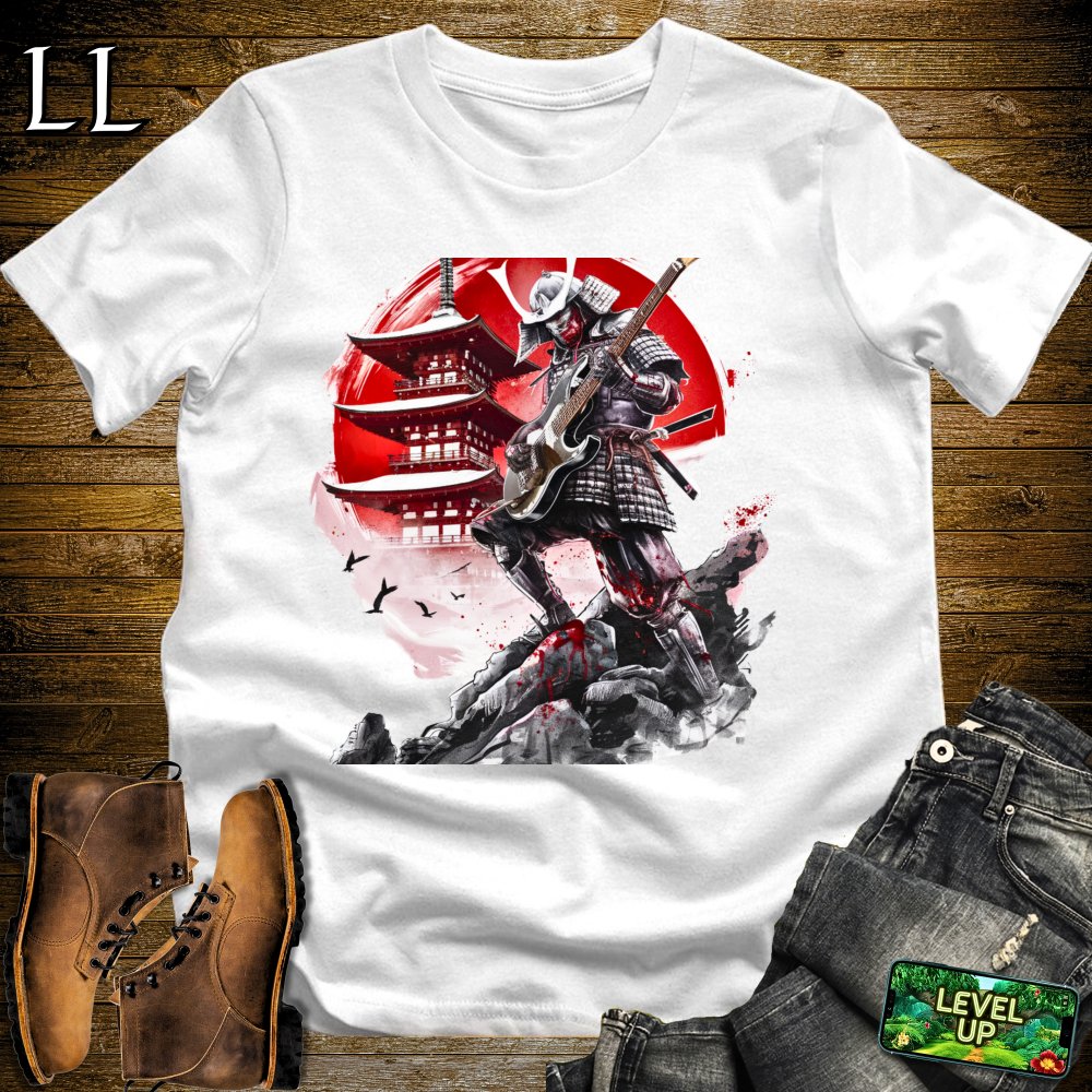 Hard Rock Samurai Military Green | Music Warrior Tee