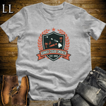 Hawaii Cigar Smoker Shield T-Shirt Sport Grey | Cigar Crest Gift Shirt