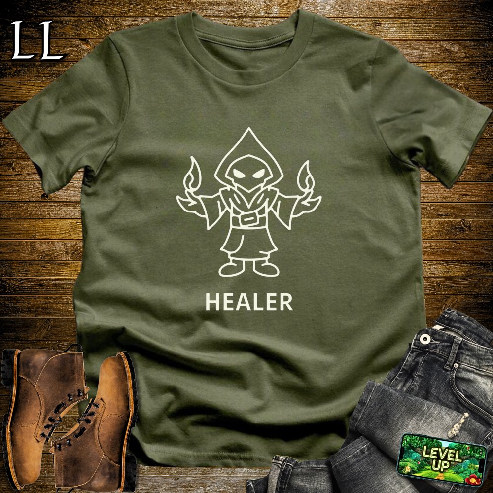 Healer Softstyle Tee - Military Green - LegacyLayers