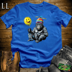 Helicopter Hat Gorilla Royal Blue | Funny Shirt