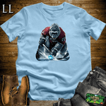Hockey Gorilla Softstyle Tee Light Blue | Hockey Player Shirt