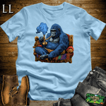 Hookah Gorilla Light Blue | Hookah Lounge Shirt