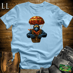 Hot Air Balloon Gorilla Light Blue | Adventure Travel Shirt