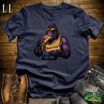 Hot Dog Gorilla Navy | Funny Food Lover Shirt