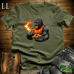 Hot Wings Gorilla Military Green | Spicy Food Lover Shirt