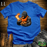 Hot Wings Gorilla Royal | Spicy Food Lover Shirt