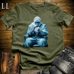 Ice Capo Cigar Gorilla Military Green | Gorilla Graphic Tee