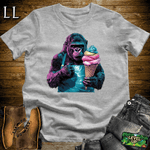 Ice Cream Gorilla Softstyle Tee Sport Grey | Dessert Party Tee