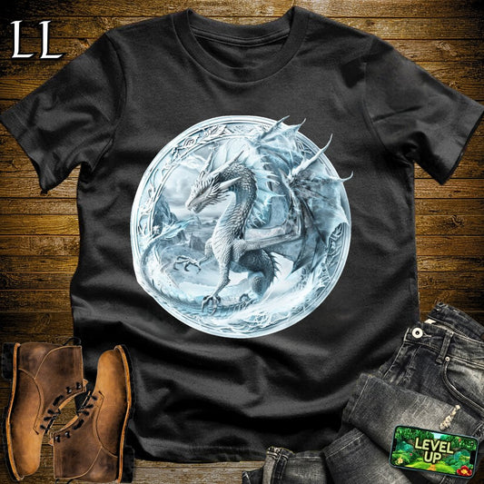 Ice Dragon Softstyle Tee - Black - LegacyLayers