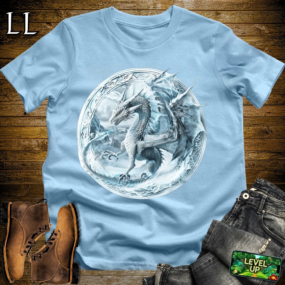 Ice Dragon Softstyle Tee - Light Blue - LegacyLayers