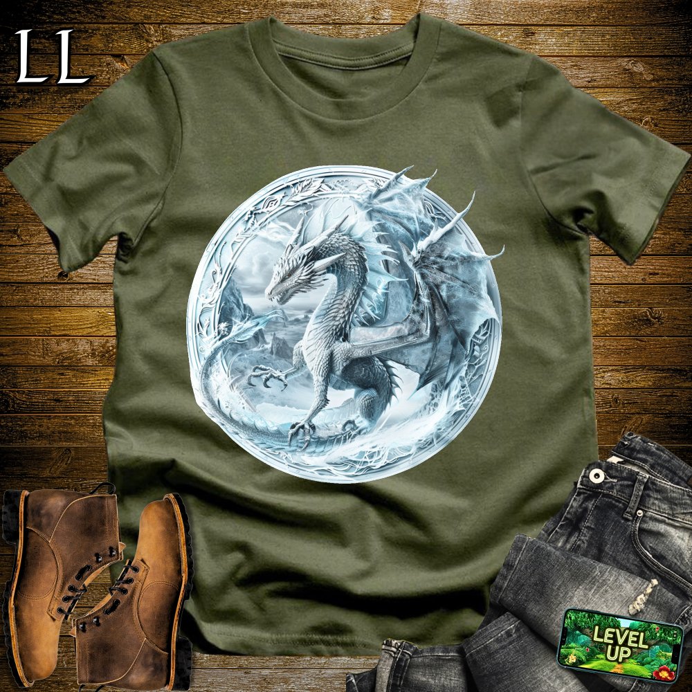 Ice Dragon Softstyle Tee - Military Green - LegacyLayers