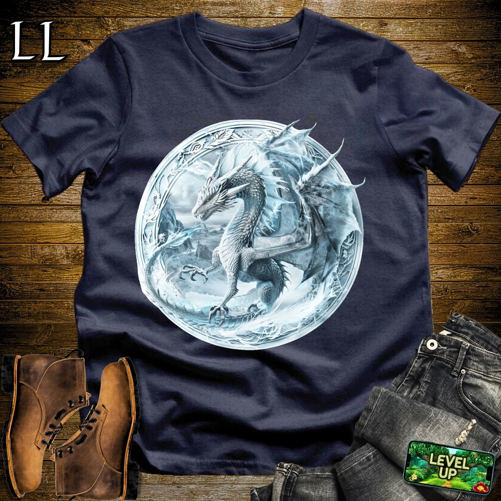 Ice Dragon Softstyle Tee - Navy - LegacyLayers