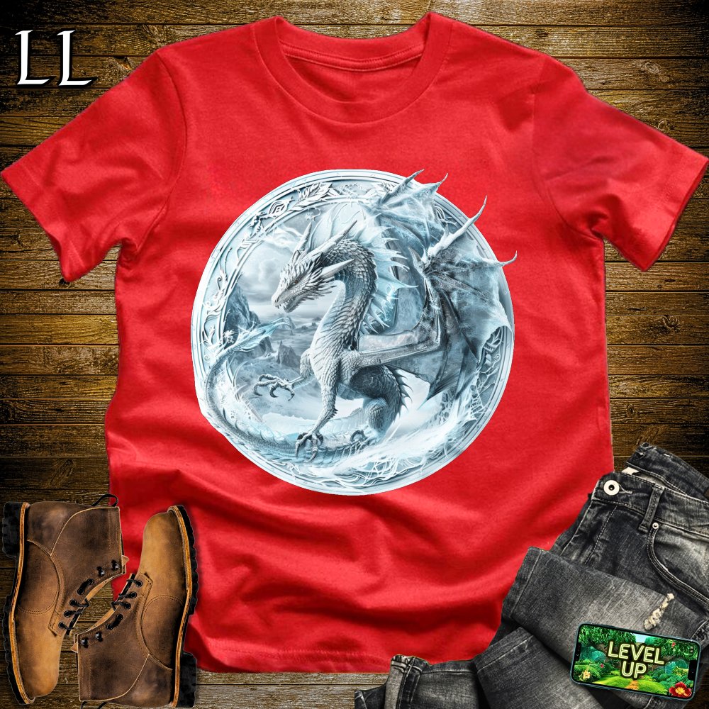 Ice Dragon Softstyle Tee - Red - LegacyLayers