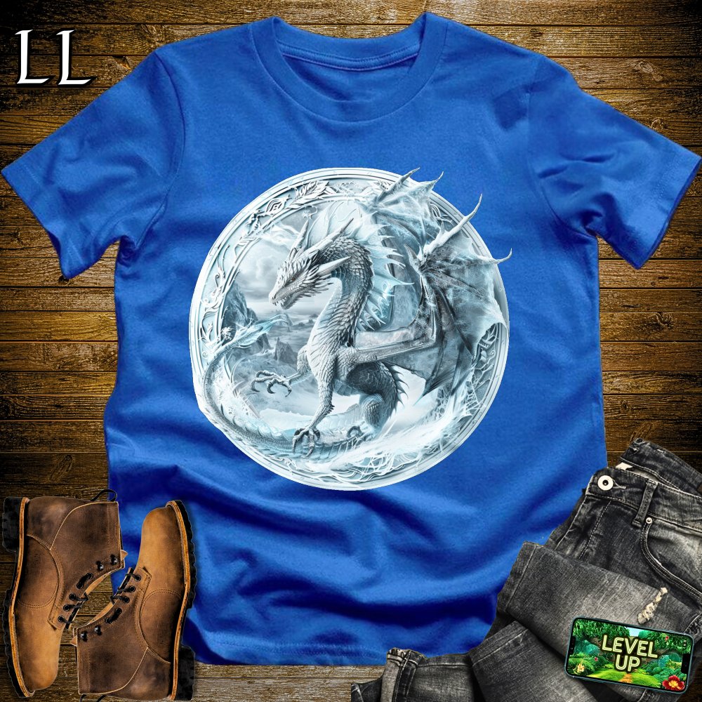 Ice Dragon Softstyle Tee - Royal - LegacyLayers